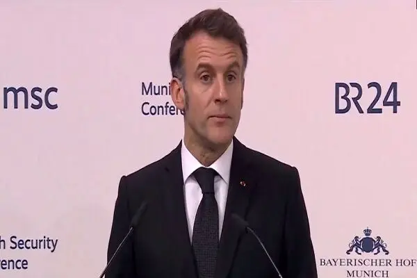 رئیس‌جمهور فرانسه: صلح در اوکراین بدون حضور اروپا محقق نمی‌شود