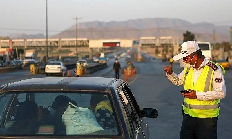 توقف خودروهای ورودی به استان کرمانشاه