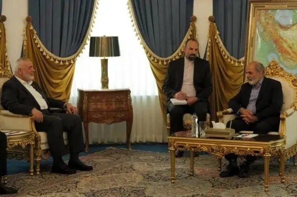 دیدار دبیر شورای عالی امنیت ملی با اسماعیل هنیه