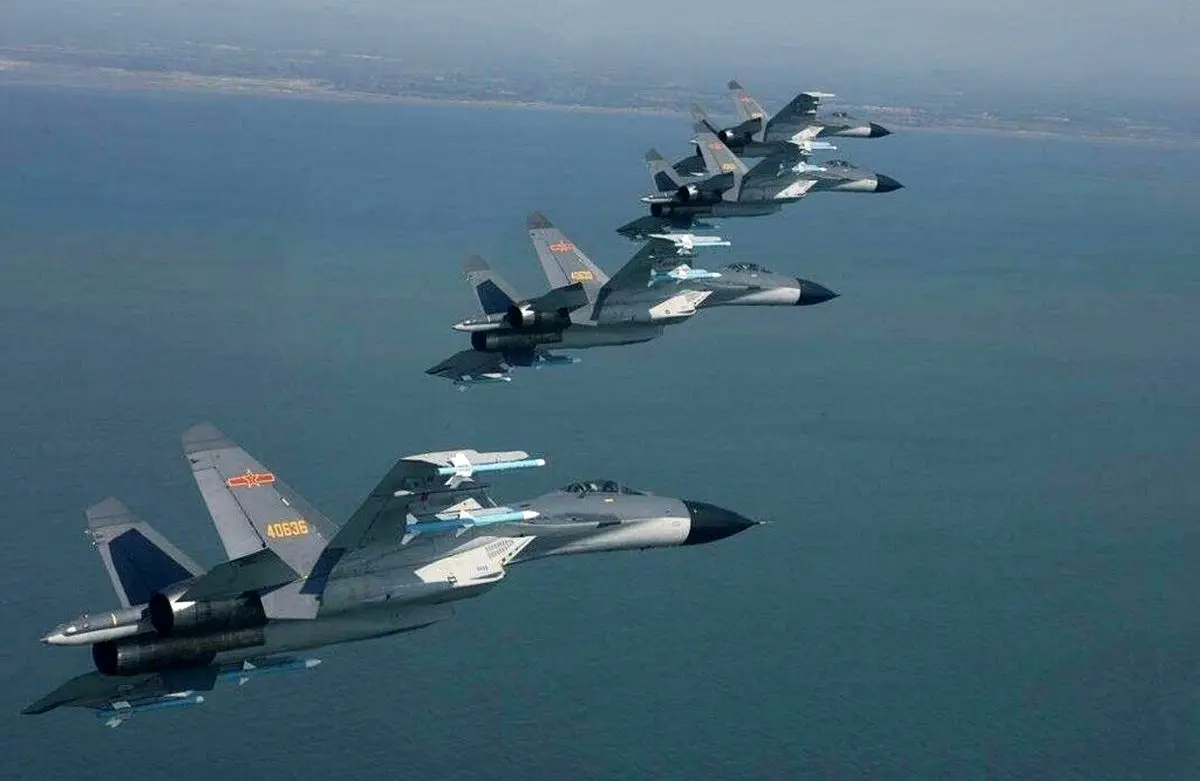 عبور مجدد جنگنده‌های چینی از آسمان تایوان