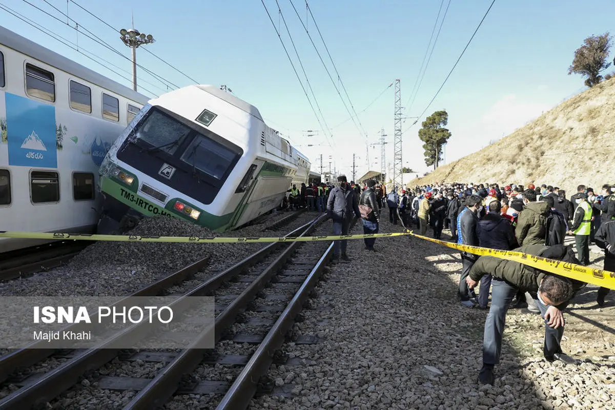 زوایایی جدید از حادثه برخورد دو قطار مترو تهران
