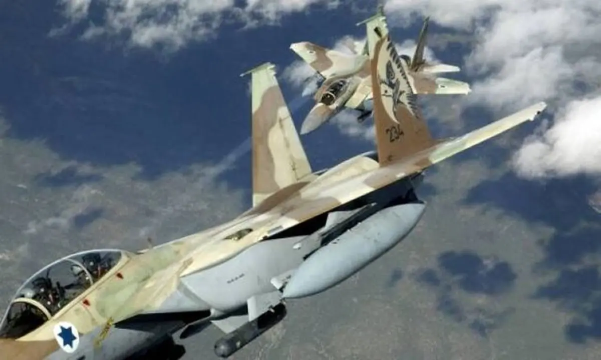 حمله جنگنده‌های اسرائیل به آسمان دمشق