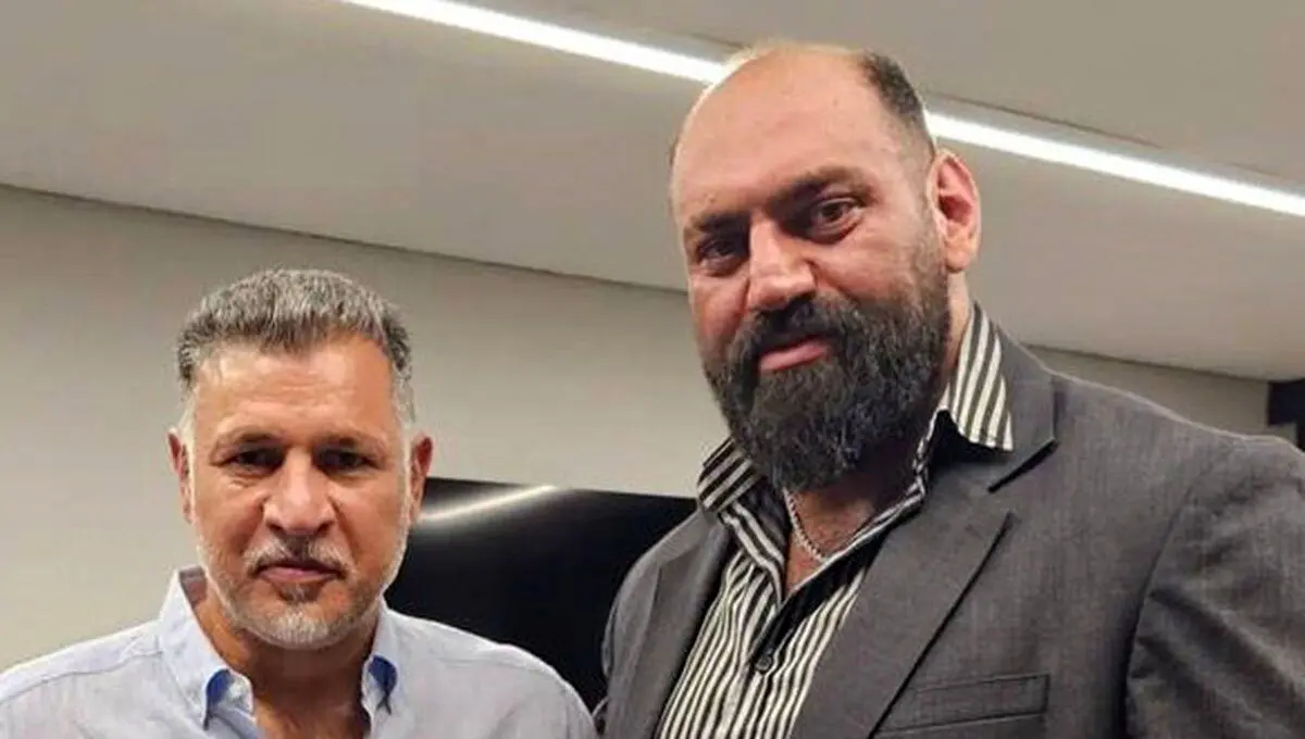 ملاقات قویترین مرد ایران با علی دایی