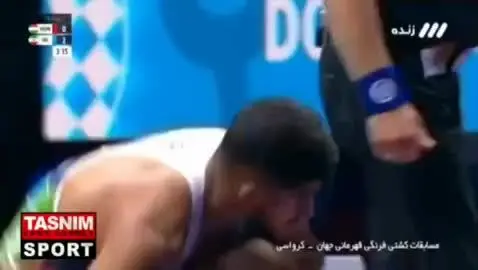 ببینید | فیلم کشتی غلامرضا فرخی با حریف مجارستانی