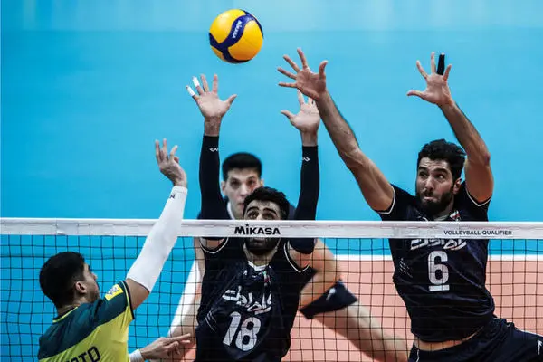 دومین شکست تیم ملی والیبال ایران مقابل برزیل