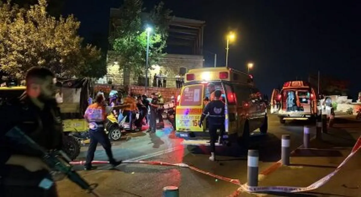 زخمی شدن ۹ اسرائیلی بر اثر تیراندازی در قدس؛ حال ۳ نفر وخیم است