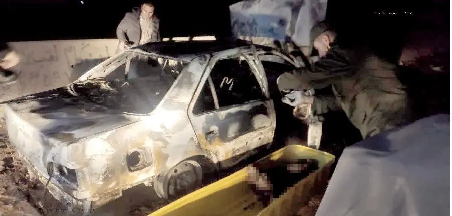 جسد،آتش،شعله،خودرو،سوخته،خودروي،مشهد،حادثه،پژوپارس،افغانستاني