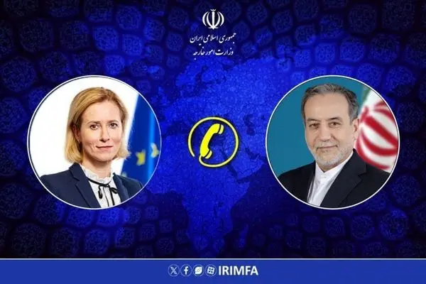 رایزنی وزیر امور خارجه و مسئول سیاست خارجی اتحادیه اروپا