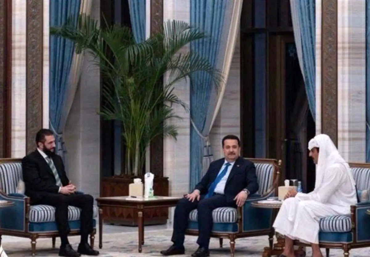 دیدار نخستوزیر عراق با رییس دولت موقت سوریه در دوحه