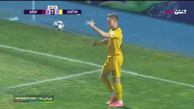 ببینید| خلاصه بازی نسف قارشی مقابل تراکتور