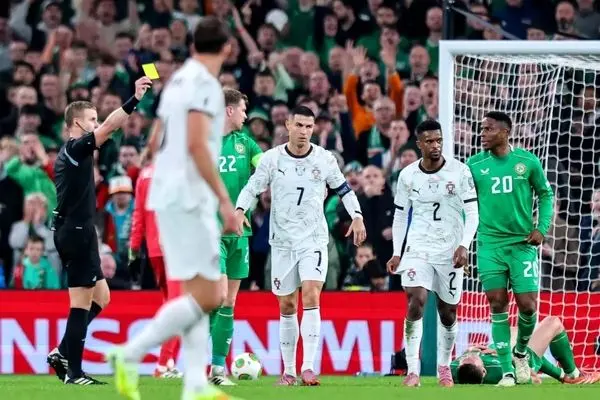 شکست پرتغال مقابل ایرلند در شب اخراج جنجالی رونالدو