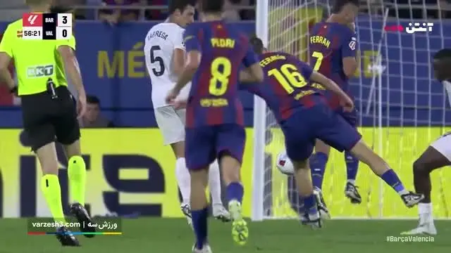 ببینید| خلاصه بازی بارسلونا مقابل والنسیا