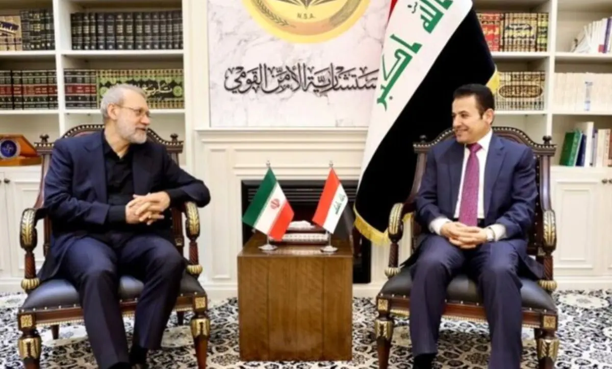 گفتوگوی لاریجانی و مشاور امنیت ملی عراق درباره اجرای توافقنامه امنیتی امضا شده بین دو کشور