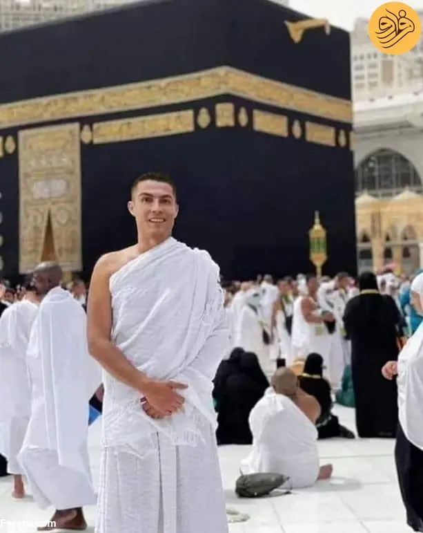 ماجرای عکس عجیب بازیکن جدید النصر با لباس احرام؛ رونالدو مسلمان شده؟