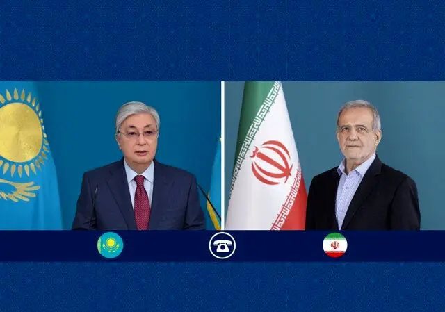 گفت‌وگوی تلفنی عیدانه روسای جمهور ایران و قزاقستان/ تأکید بر تقویت مناسبات راهبردی میان دو کشور 