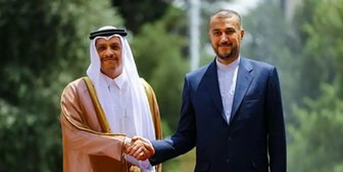 گفتگوی تلفنی امیر عبداللهیان و وزیر امور خارجه قطر