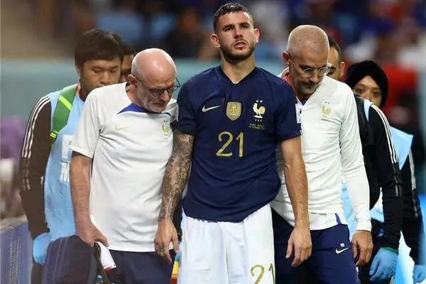 یک مصدوم دیگر روی دست فرانسه؛ هرناندز جام جهانی را از دست داد