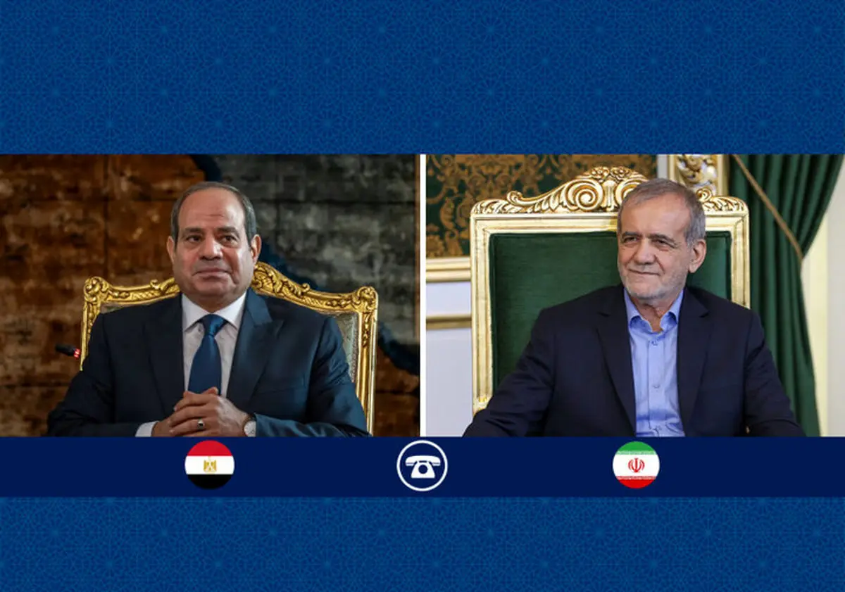 پزشکیان به السیسی: نه آغازگر جنگ بودیم و نه علاقمند به ادامه آن/ مطمئنیم حمله اسرائیل بدون اجازه آمریکا صورت نگرفته است/ به دنبال حل و فصل مسائل از طریق گفتوگو بودیم
