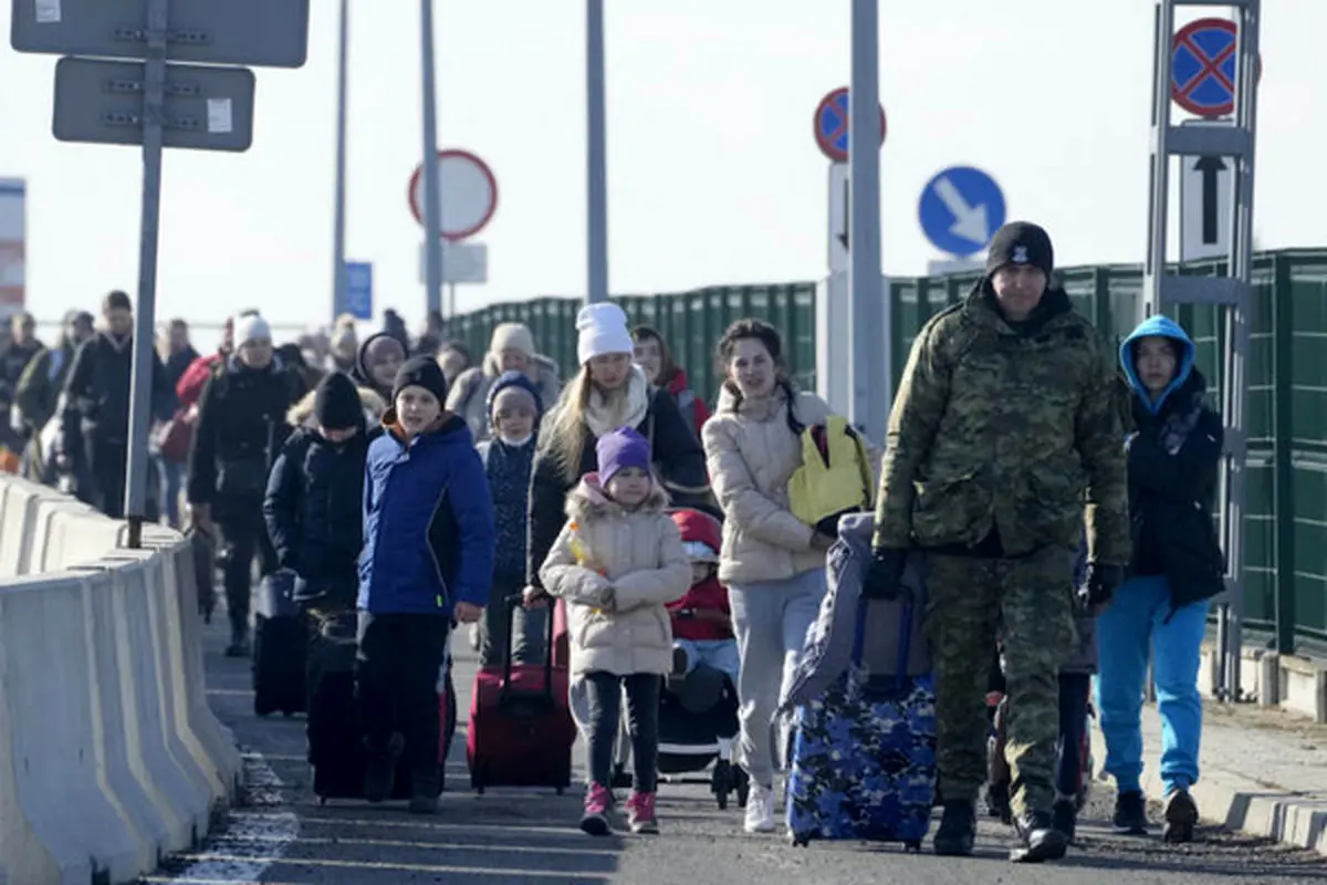 ورود بیش از ۴۵۰ هزار پناهنده اوکراینی به لهستان