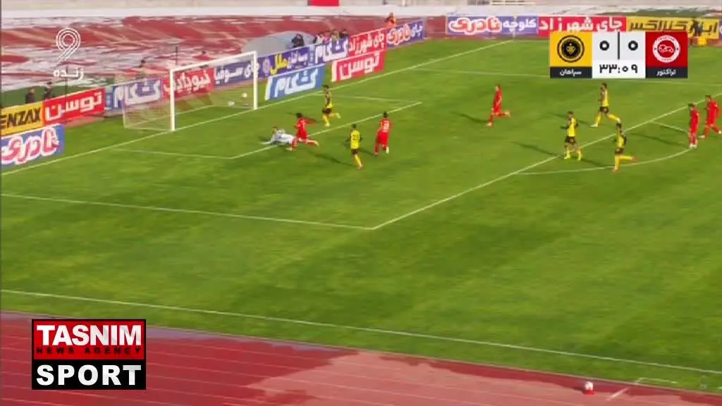 ببینید| گل اول تراکتور به سپاهان