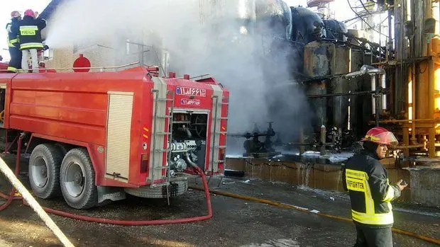 آتش‌سوزی در پالایشگاه اصفهان؛ بدون خسارت جانی مهار شد