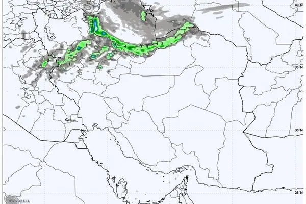 ورود موج پیاپی سامانه‌ها؛ بارش‌ها از امشب آغاز می‌شود