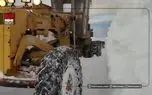 ببینید| بارش برف ۲ متری در جاده روستای حماملو ورزقان 