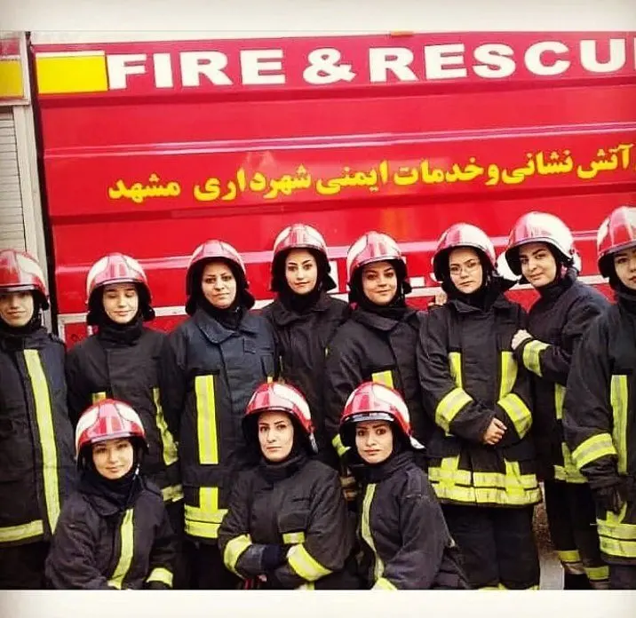 زنان آتش‌نشانی که کمتر دیده‌اید + تصاویر