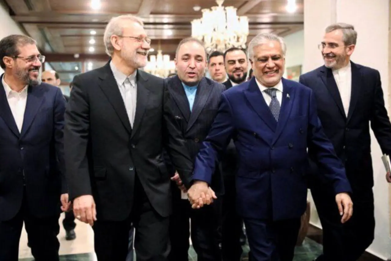 پاكستان،لاريجاني،رفع،مسير،اقتصادي،ايران،تعاملات،مبادلات،تسهيل