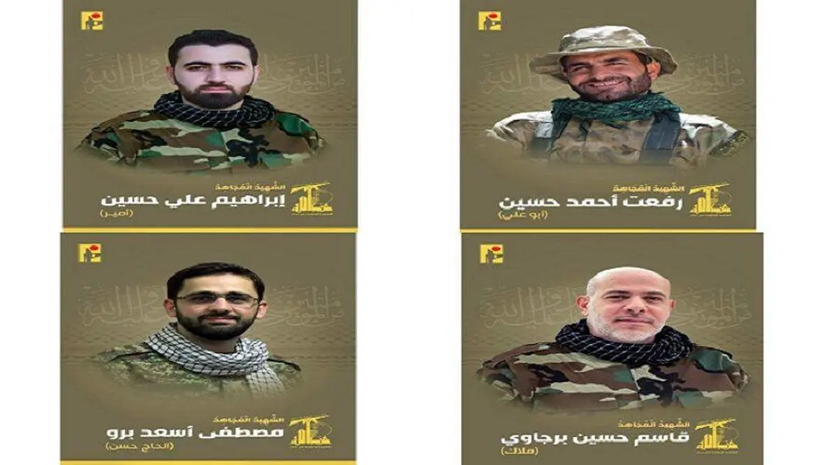 شهادت ۴ نیروی حزب الله در پی حمله اسرائیل به جنوب بیروت