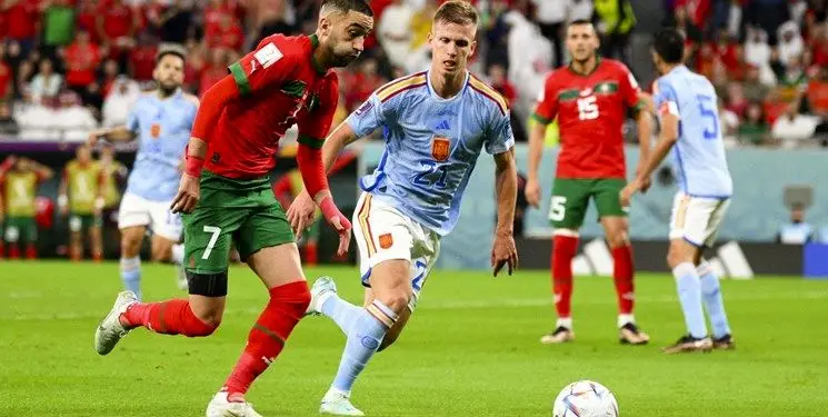 مراکش همچنان می‌درخشد/ خداحافظی تلخ اسپانیا با جام در ضربات پنالتی 