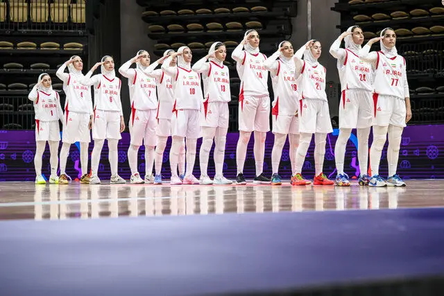 برد بسکتبال زنان ایران مقابل جزایر کوک با ۵۰ امتیاز اختلاف