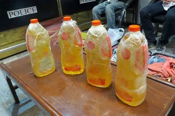 کشف مواد روانگردان محلول در روغن خوراکی