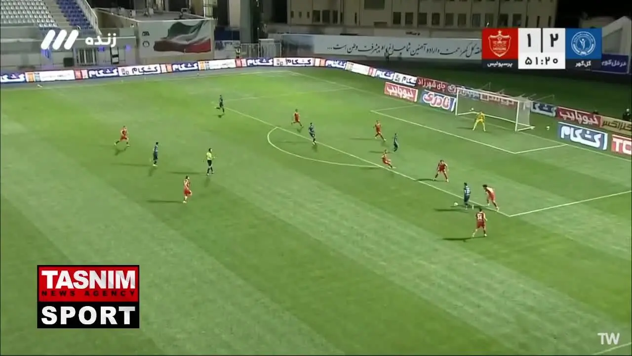 ببینید| گل سوم گل‌گهر به پرسپولیس
