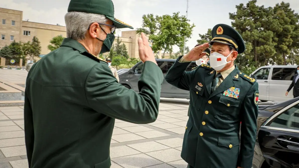 افزایش روابط نظامی ارتش چین با نیروهای مسلح ایران