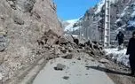 مسدود شدن محور ریلی منطقه آذربایجان به‌ دلیل ریزش کوه