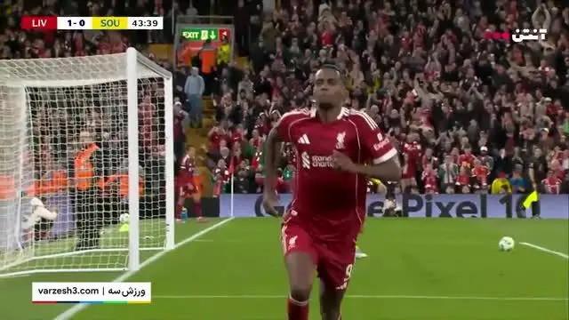 ببینید| خلاصه بازی لیورپول مقابل ساوتهمپتون