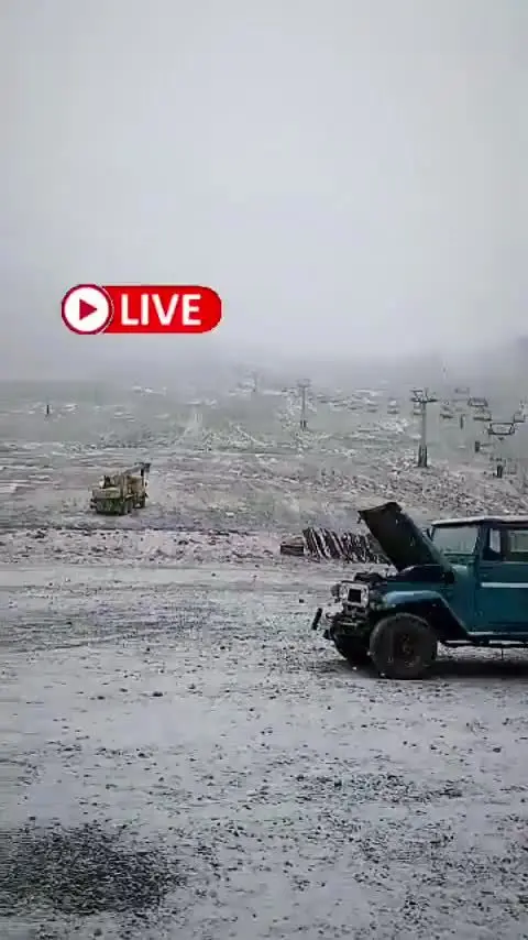 بارش برف در ارتفاعات تهران و ایستگاه هفت توچال