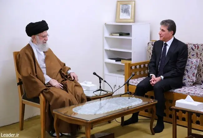«نیچیروان بارزانی» عید قربان را به مقام معظم رهبری و رییس جمهور ایران تبریک گفت