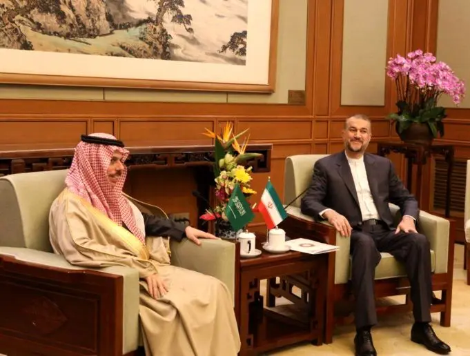 گزارش امیرعبداللهیان از دیدار با وزیر امور خارجه عربستان + عکس