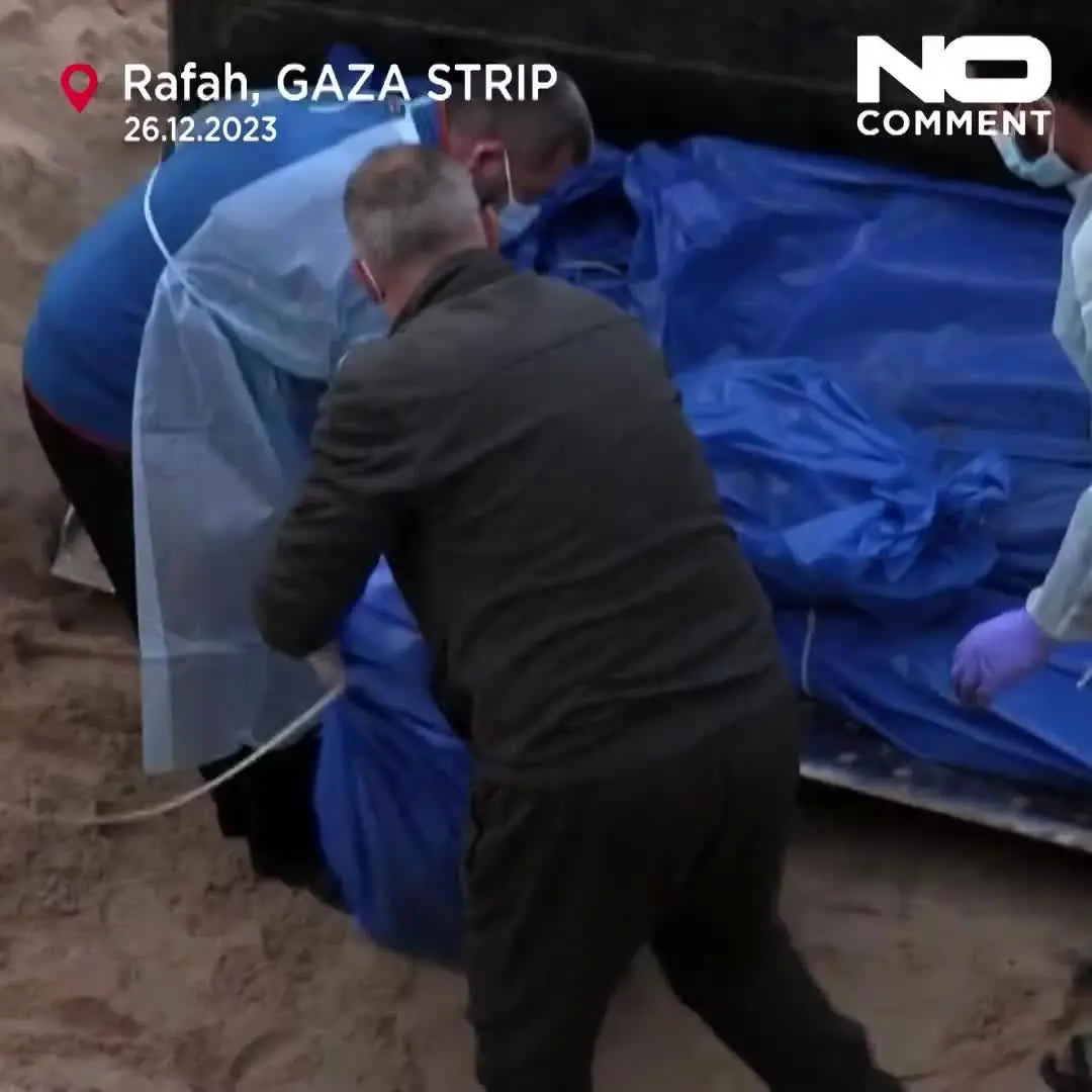ببینید | ویدئو دردناک از فاجعه کشته‌شدگان در غزه