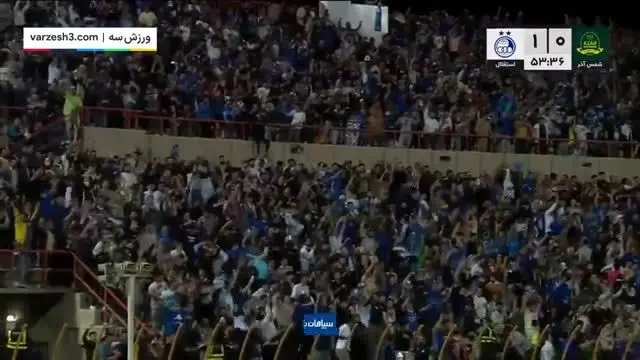 ببینید| گل اول استقلال به شمس آذر با شلیک مهران احمدی