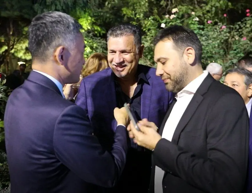 علی دایی در مراسم روز ملی اسپانیا شرکت کرد