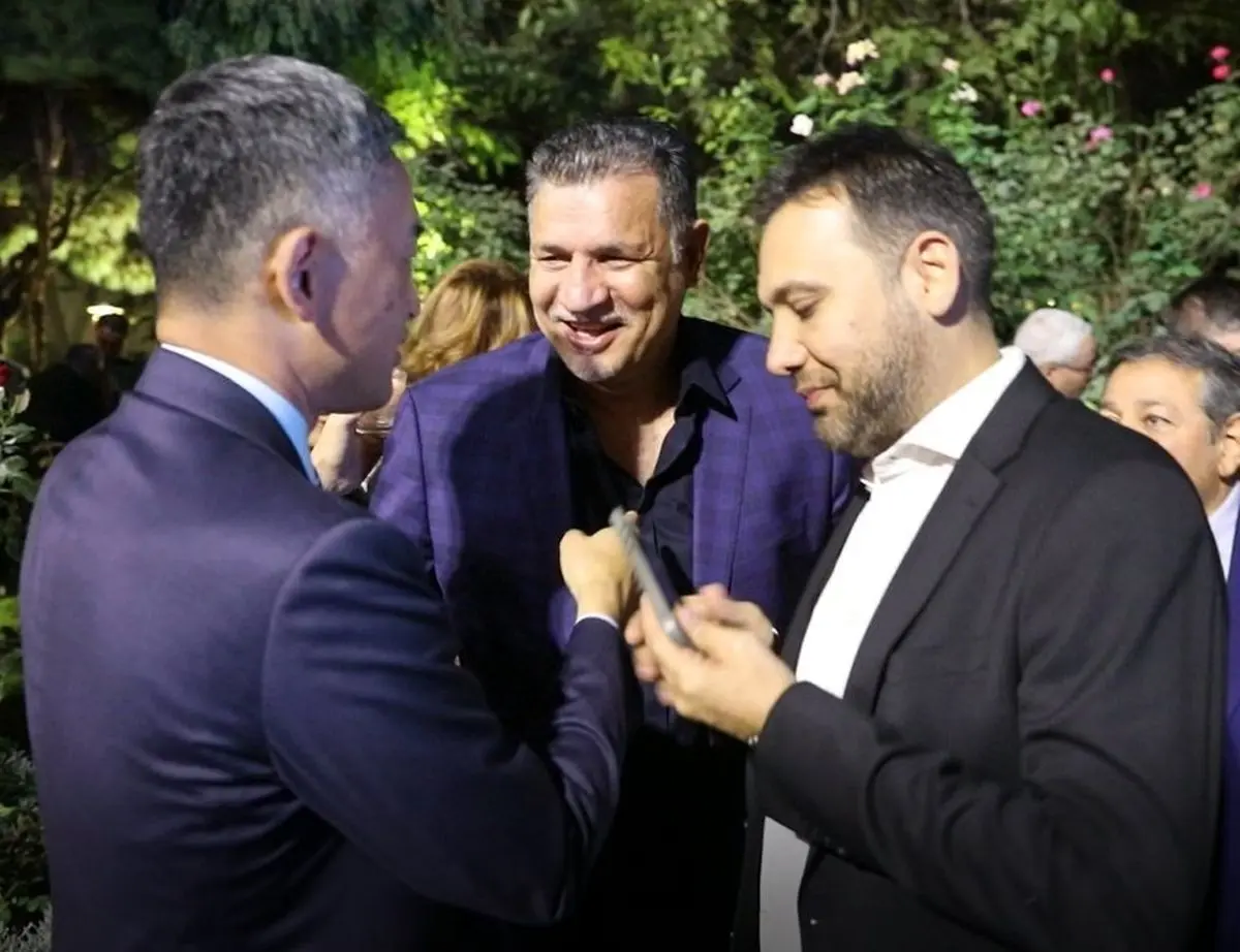 علی دایی در مراسم روز ملی اسپانیا شرکت کرد