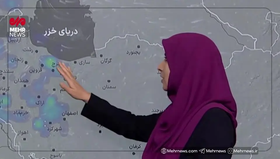 ببینید| پیش‌بینی هواشناسی؛ بارندگی در شمالغرب و غرب کشور