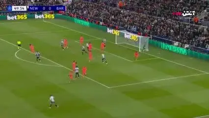 ببینید| خلاصه بازی نیوکسل مقابل بارسلونا