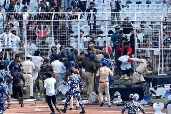 شورش در هند پس از حضور کوتاه مسی در کلکته 