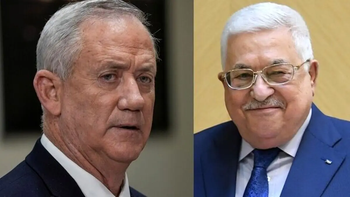 دیدار عباس و گانتس در منزل وزیر جنگ اسرائیل