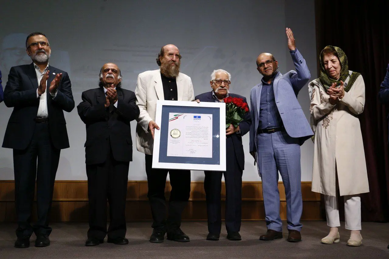 مراسم بزرگداشت عبدالمجید ارفعی در موزه ملی ایران برگزار شد
