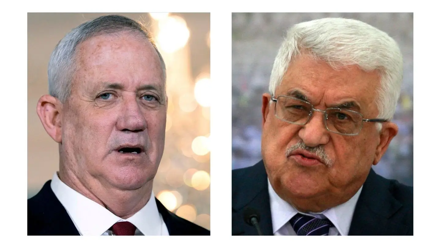 گانتس در تماس تلفنی با محمود عباس، هماهنگی‌های امنیتی را طلب کرد
